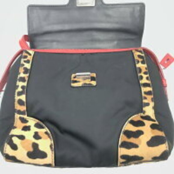 Prada satchel bag ostrich pony hair trim - Picture 7 of 10